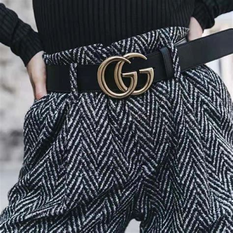 gucci wide belt womens with double g|Gucci unisex belt.